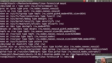 Pentester Academy Linux Forensics course Creating a Linux forensics USB drive part1