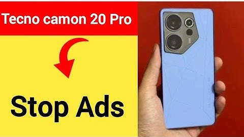 Tecno camon 20 Pro 5G me ads Kaise hataye, how to stop ads