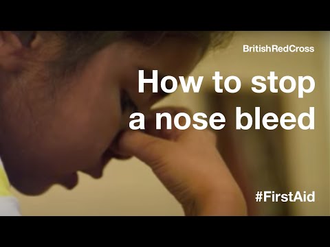 How to stop a nose beed #FirstAid #PowerOfKindness