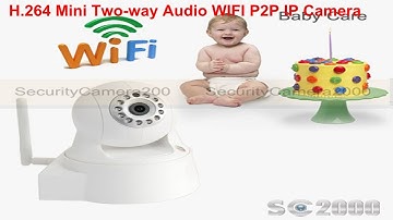 IPR1676X-H.264 Mini Two-way Audio WIFI Pan/Tilt IP Camera Indoor Shooting Effect