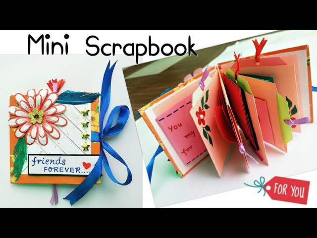 Scrapbook Album Small Photo Book Valentine's Day Gift 