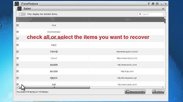 How to recover the deleted Safari bookmarks on your iOS device?