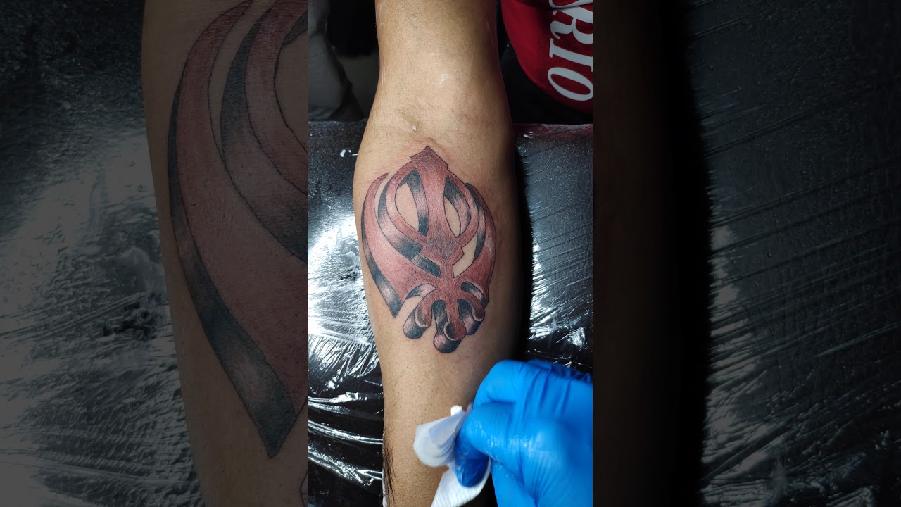 3d khanda ! 3d tattoo studio jal YouTube