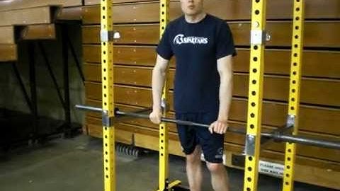 Power Rack Set up for Squats