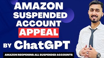 ChatGPT Reactivated Amazon Suspended Account | Amazon Section 3 Code Of Conduct Appeal By ChatGPT