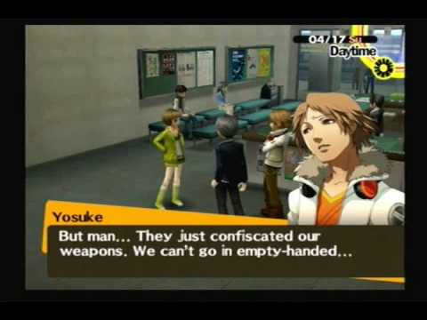 Persona 4- Yukiko Begins Part 3: "You disobeying an officers law?! You're under arrest!"