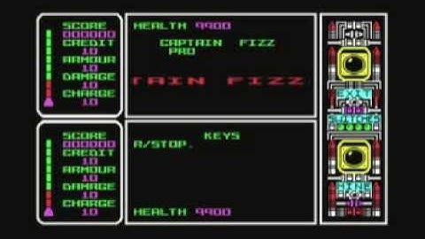 Commodore 64: Captain Fizz game ending by Psyclapse