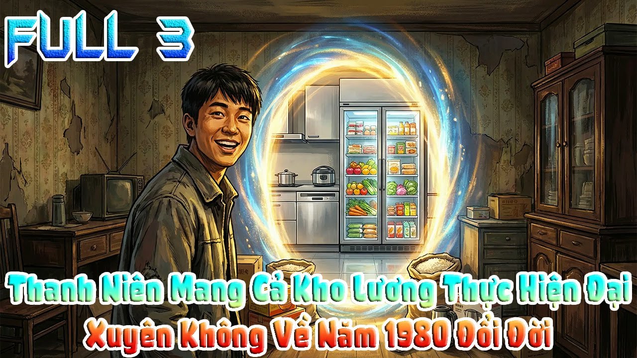 Thanh Niên Mang Cả Kho Lương Thực Hiện Đại, Xuyên Không Về Năm 1980 Đổi Đời. Full 3