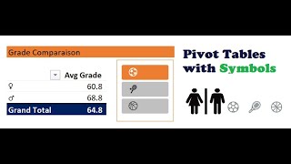 007. Excel Pivot Slicer With Icons - Impress Your Boss