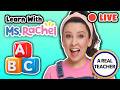 Learn With Ms Rachel Toddler Learning Kids Songs Nursery Rhymes Wheels On The Bus