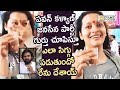 Renu Desai With Tea Glass .. Ganesh festival celebrations