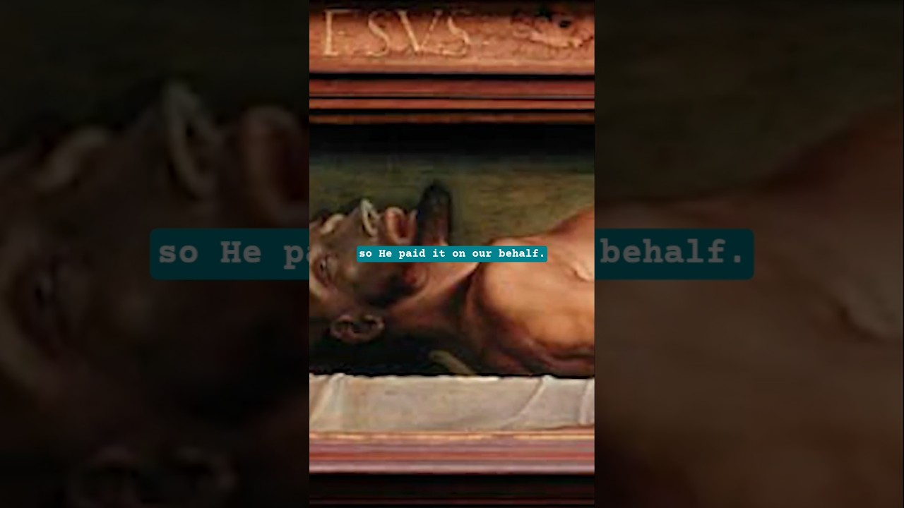 Jesus paid the price! 