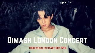 Dimash London Concert- tickets go on sale Oct 19th!