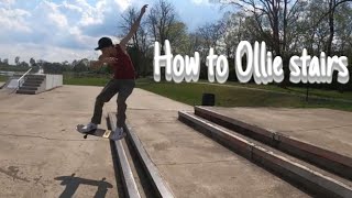 How to ollie stairs