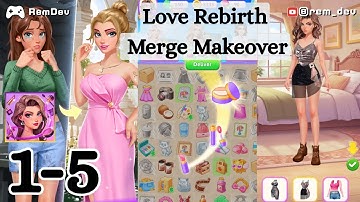 Love Rebirth: Merge Makeover Chapter 1–5 | From Loss to Beauty Queen, 👑 Olivia’s New Life Begins 🤭