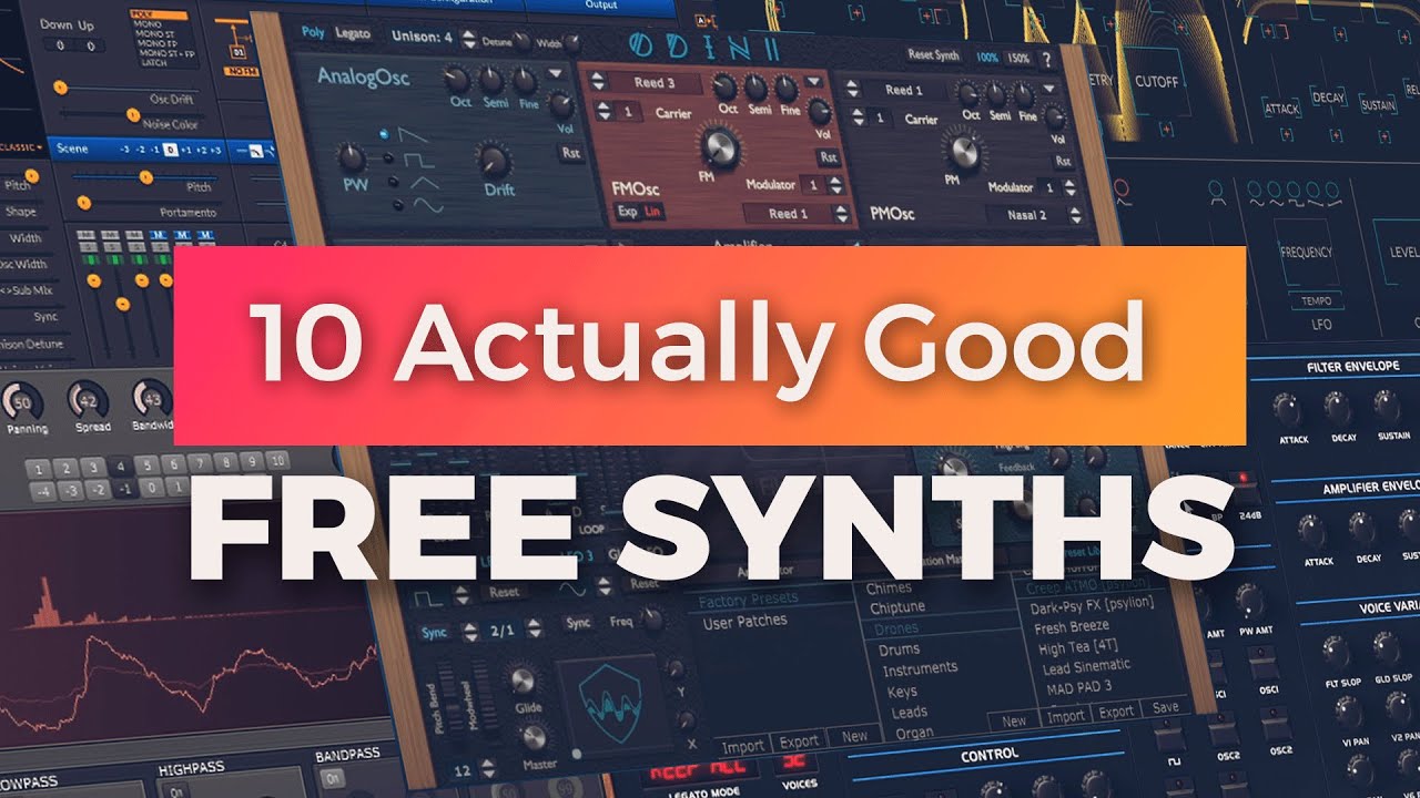 10 EPIC Free Synth Plugins You Need for Sound Design 🎹