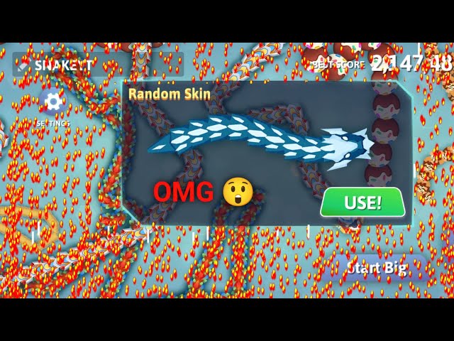 Snake.io🐍Gameplay ! my all skin collection ! #snakeio #gaming #epicgames 