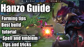 Best Hanzo Guide | Best build| tips and tricks| tutorial: Mobile legends [2018] screenshot 5