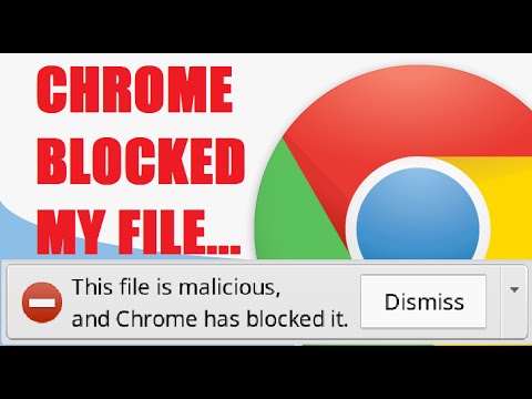 chrome blocked file download