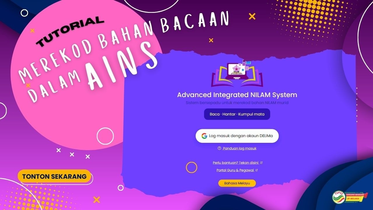 Tutorial Merekod Bahan Bacaan dalam AINS