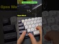 Shortcut To Open Word #thoicongnghe #keyboard #asmr #tricks #tutorial #typing #computerkeyboard
