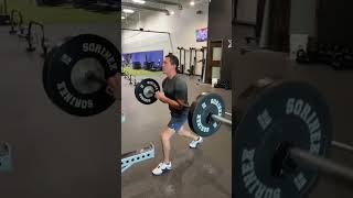 Zercher Split Squats Are A Great Way To Boost Lower Body Strength With Additional Core Stimulus!
