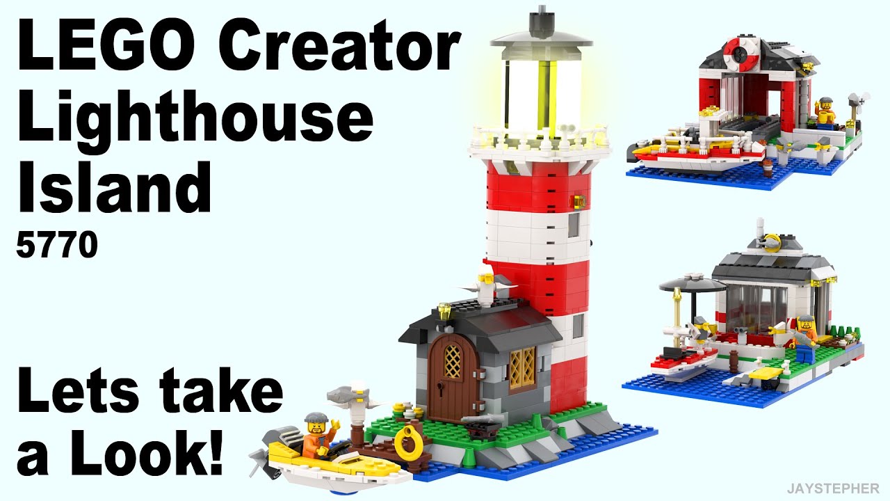 Lighthouse Island by LEGO Creator 5770 Review - YouTube