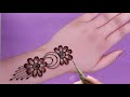 Very beautiful floral khafeef henna mehndi design  latest gulf mehandi design for back hand