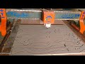 check board cut with CNC