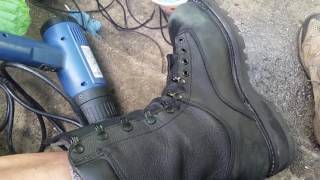 A quick little video on how to maintain your hiking boots. you should
do this after every 2 or 3 big trips.