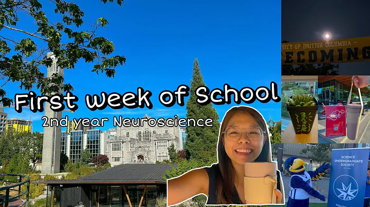 [College vlog] First week of second year| Neurosci...