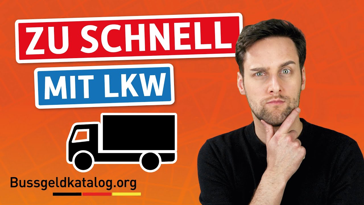 💨Geschwindigkeitsüberschreitung mit dem Lkw: 🚚 Diese Regeln gelten!