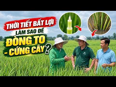 NEWTECH CROP | TẬP 4: THỜI TIẾT BẤT LỢI LÀM SAO ĐỂ ĐÒNG TO - CỨNG CÂY ?