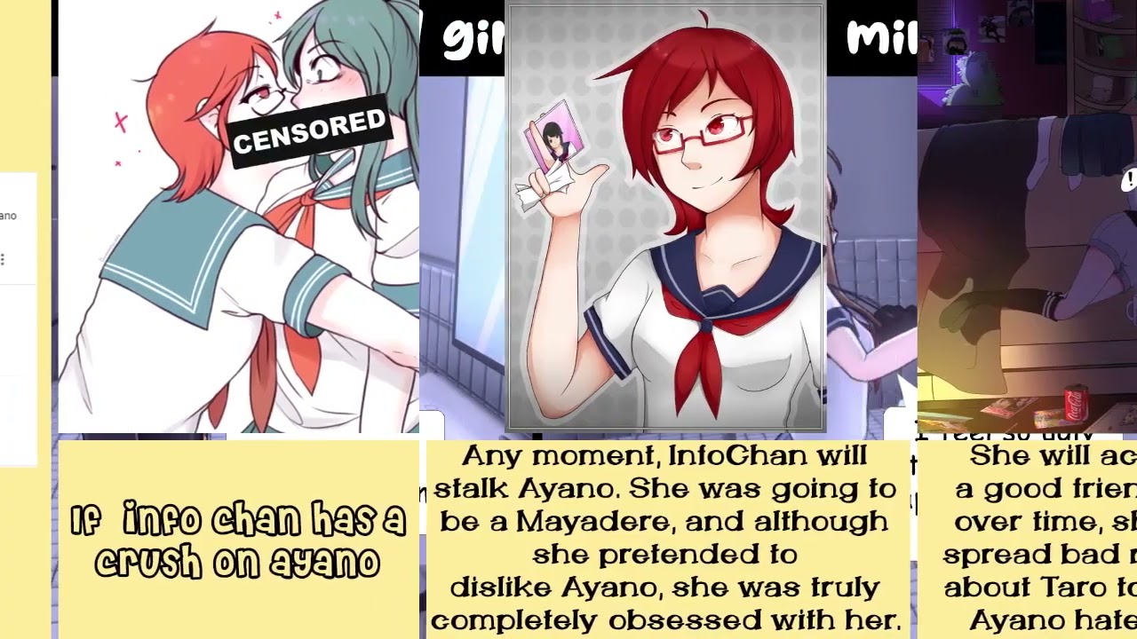 Who does Ayano have a crush on?