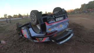 Thierry Neuville Crash Shakedown Rally RACC Catalunya 2018
