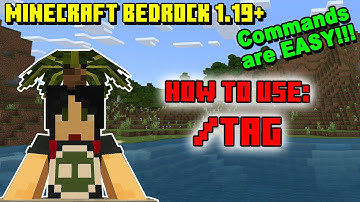 How to use the /tag command in Minecraft Bedrock 1.19+