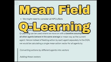 What is mean-field Q Learning in Multi Agent reinforcement learning?