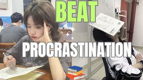 How to Finally Stop Procrastinating 🌸 20 Easy Hacks