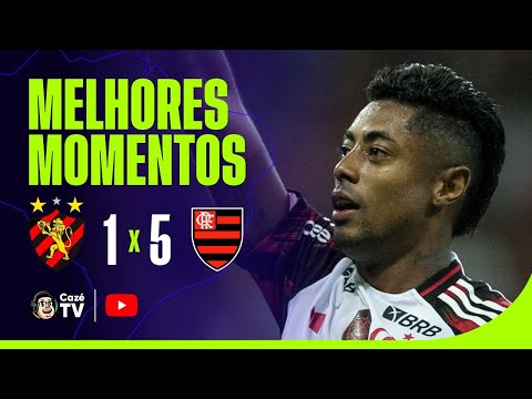 MELHORES MOMENTOS: SPORT 1 X 5 FLAMENGO | BRASILEIRÃO 2025 | 12ª RODADA