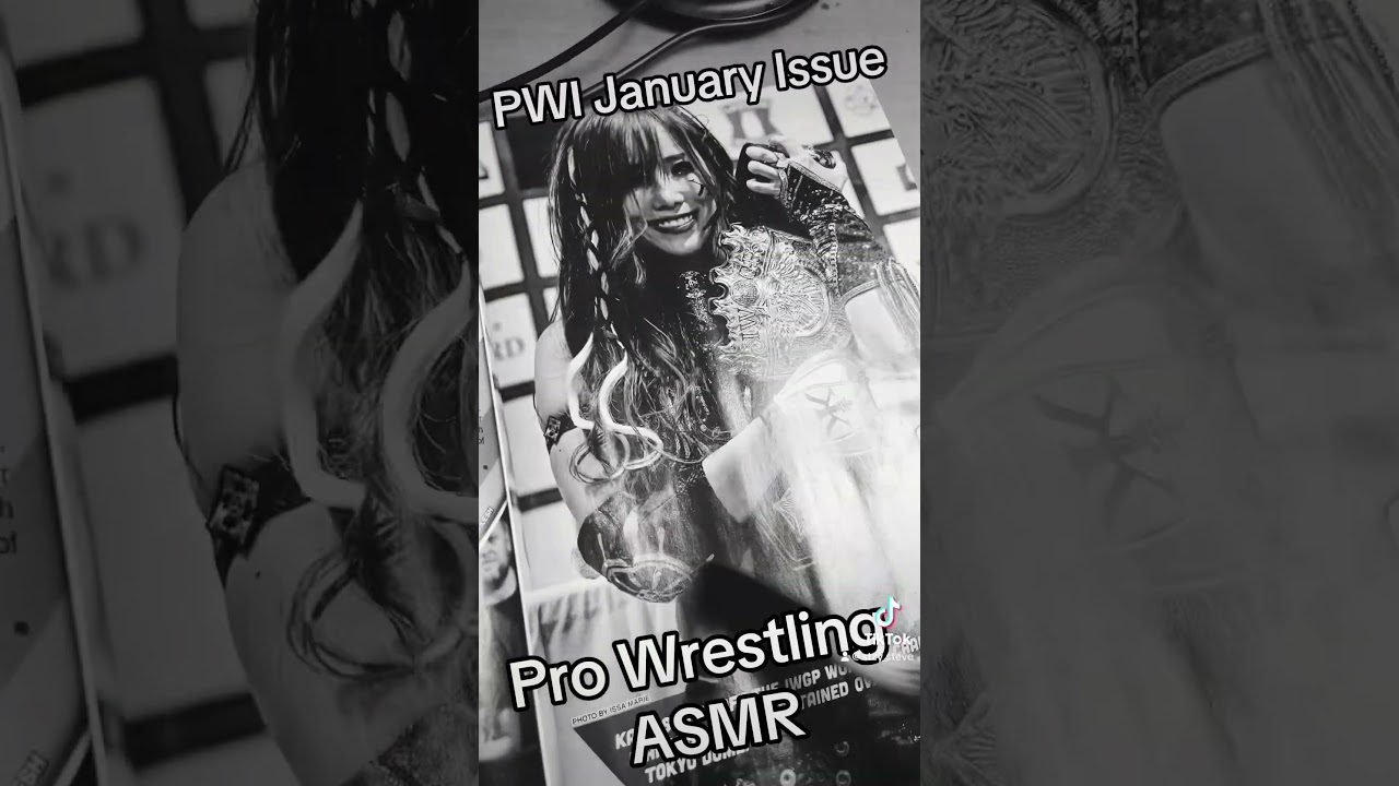 Pro Wrestling Magazine ASMR 