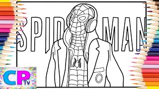 Spiderman with Headphones/Spiderman on IPad Pro/Elektronomia - Nostalgia/@coloringpagestv