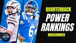 RANKING the Top Quarterbacks in College Football | Mid Summer Power Rankings