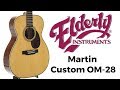 Martin custom om28 quilted bubinga with adirondack spruce top  elderly instruments