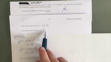 MM097 Maths Methods Fortify Study Guide - "Cubics in power form"