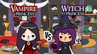 Vampire VS Witch Princess Home Bedroom Design ??‍♀️?‍♀️ TOCA BOCA House Ideas | Toca Life World