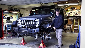 1 Ton Jeep JK Axle Swap - Dynatrac Hard Core 60/60 and MetalCloak Longarm Suspension