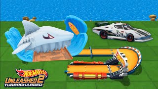 HOT WHEELS UNLEASHED 2 : LANCIA STRATOS GROUP 5 CAR RACE IN SHARK JAWS TRACK | UNLIMITED GAME