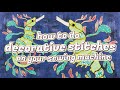 How to Machine Applique: Using Decorative Stitches on Your Sewing Machine (Beginner friendly)