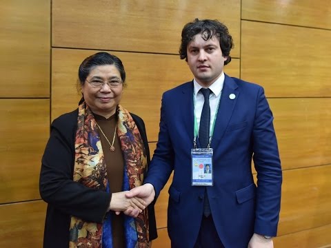 ირაკლი კობახიძის შეხვედრა ვიეტნამის წარმომადგენლობითი პალატის ვიცესპიკერთან