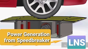 Power Generation Using Speed Breaker mini model Engineering Project